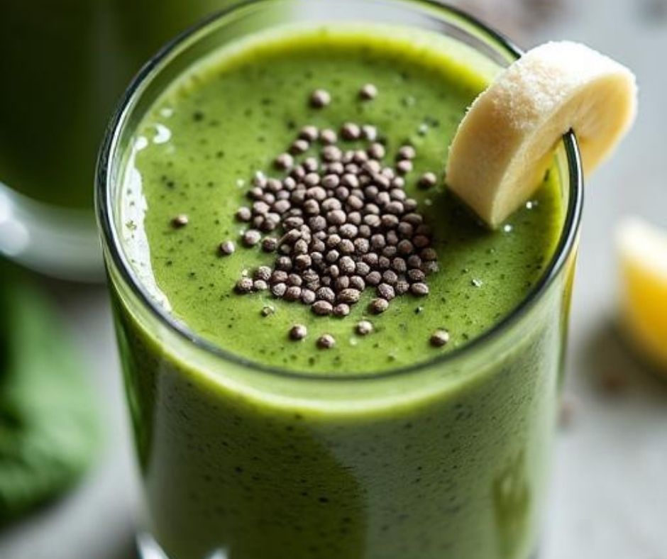 You are currently viewing Spinach Banana Chia Smoothie